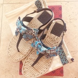 Tory Burch Penny Flat Thong Sandal (Box Included)